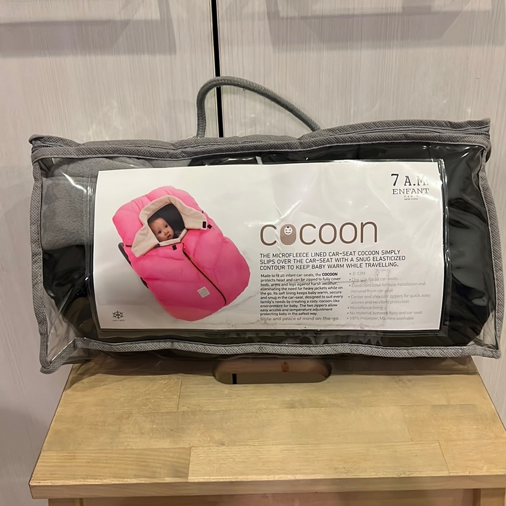 7AM cocoon baby car seat cover